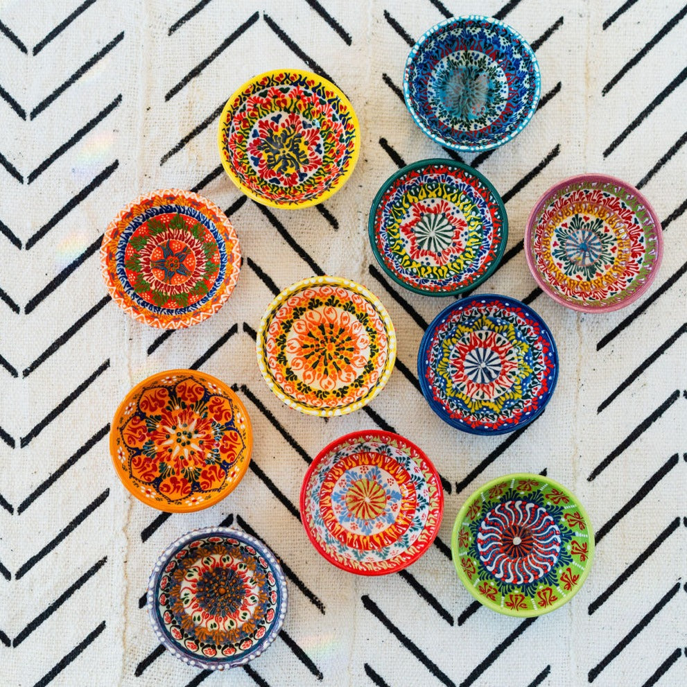 Ceramic Trinket Dish Bowls + Bells Natto USA