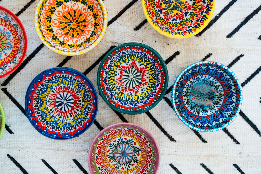 Ceramic Trinket Dish Bowls + Bells Natto USA