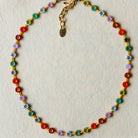 Flower Power Necklace Beaded Necklaces Bella Vita Jewelry