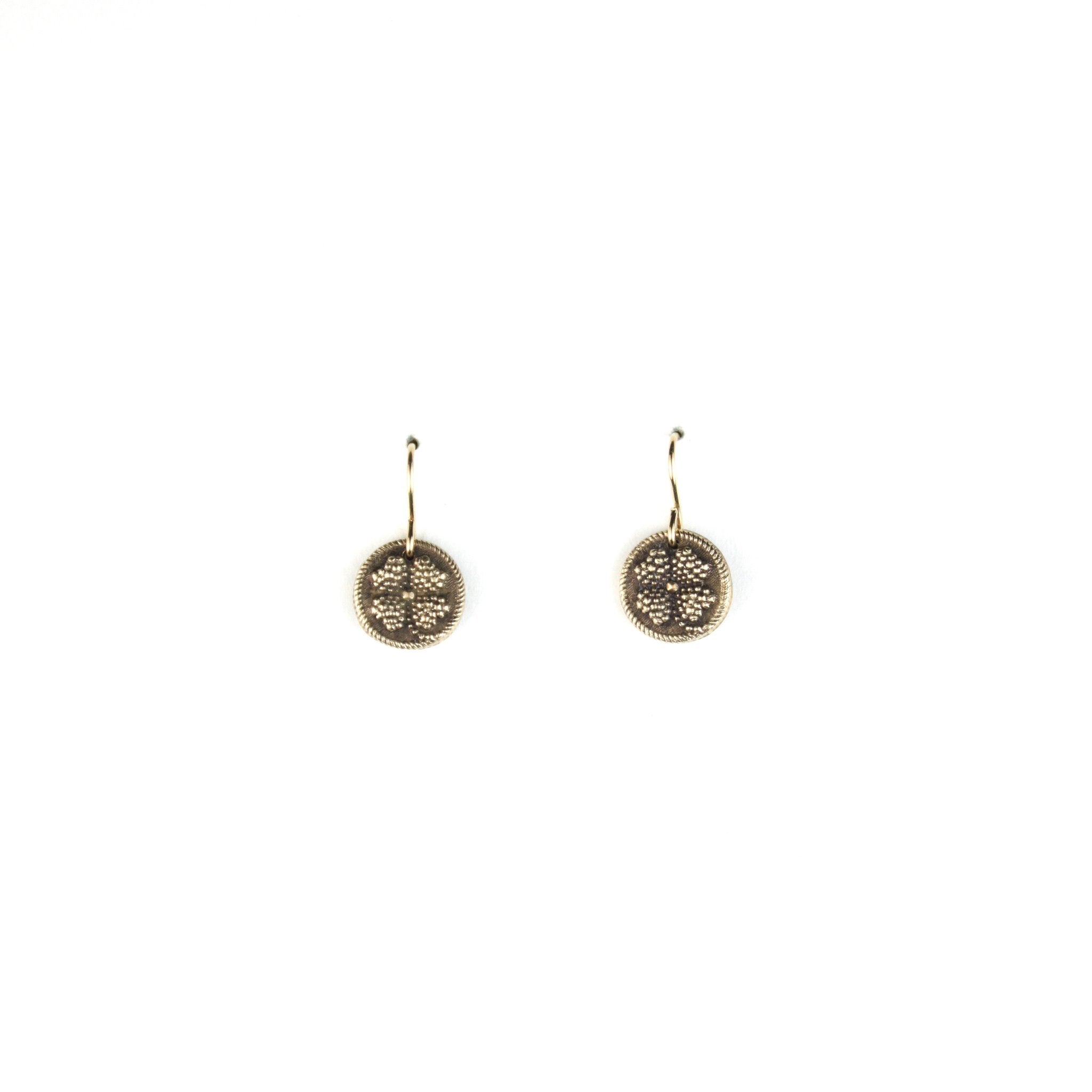 Bitty Buttons Clover Earring Dangle Earrings Bella Vita Jewelry