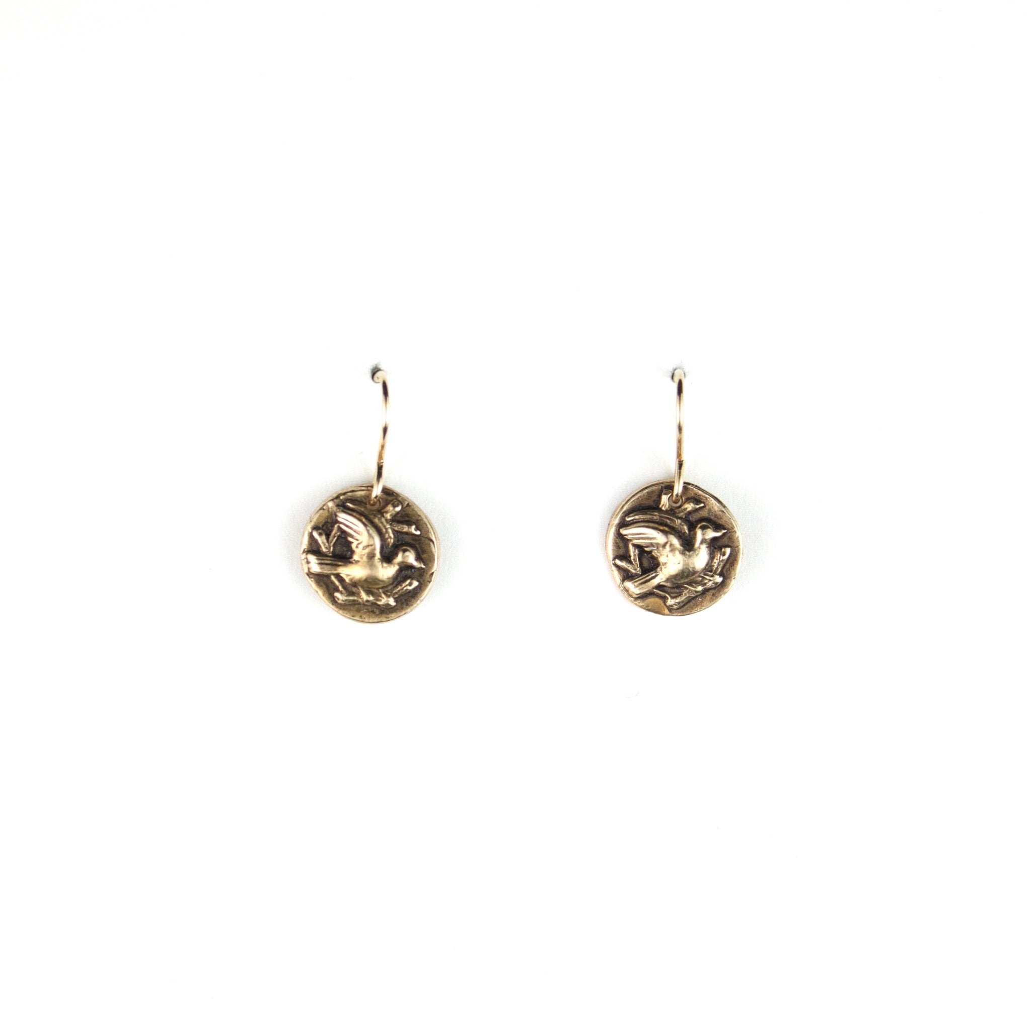 Bitty Buttons Sparrow Earring Dangle Earrings Bella Vita Jewelry