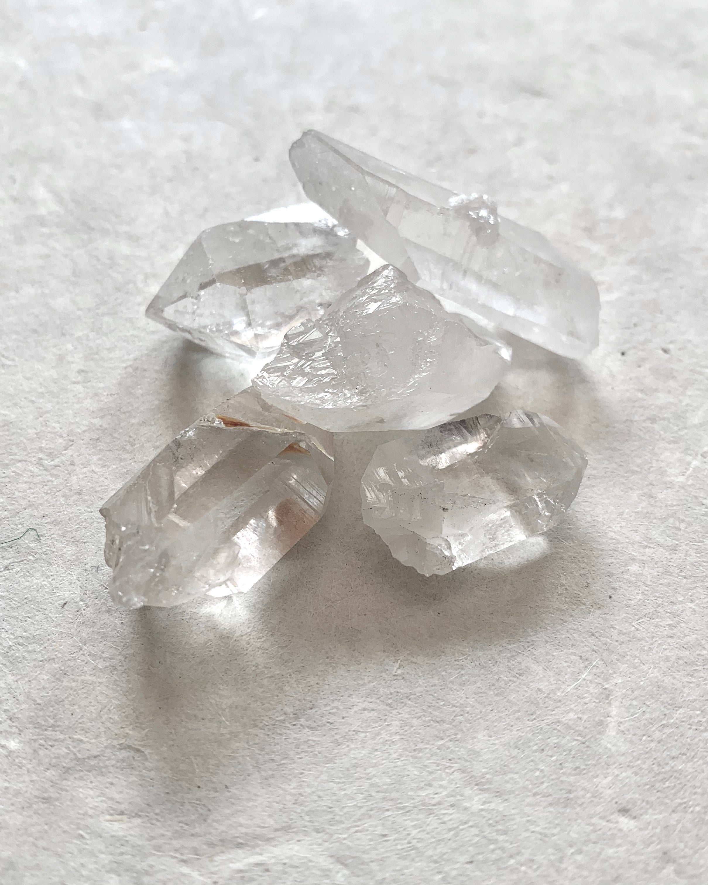 Small Arkansas Quartz Points Crystals Ron Coleman Mine Default Title
