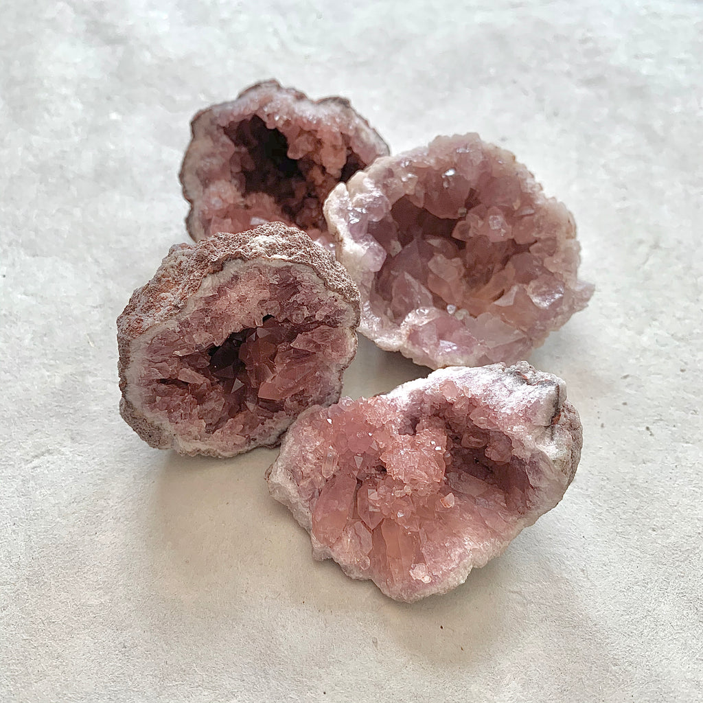 Pink Amethyst Cluster Crystals BV Tucson   