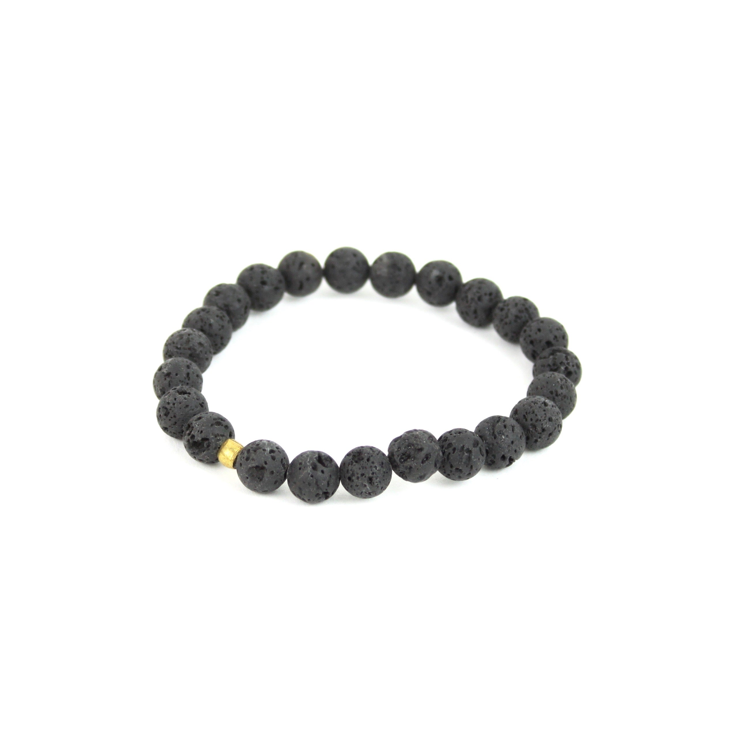 Lava Bead Essential Oil Diffuser Bracelet Beaded Bangles Bella Vita Jewelry