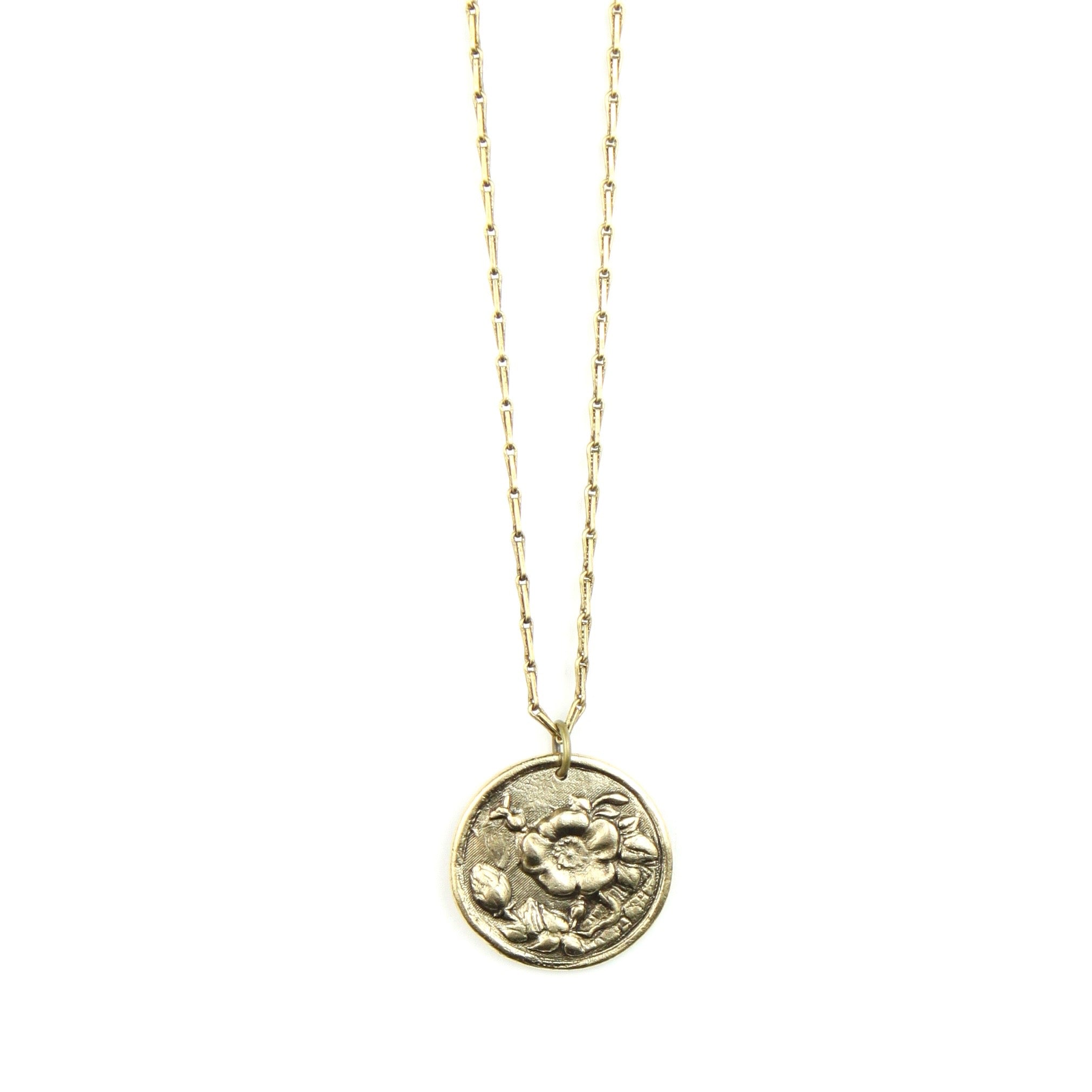 In the Garden - Poppy Necklace Charm + Pendant Necklaces Bella Vita Jewelry
