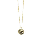 In the Garden - Iris Necklace Charm + Pendant Necklaces Bella Vita Jewelry