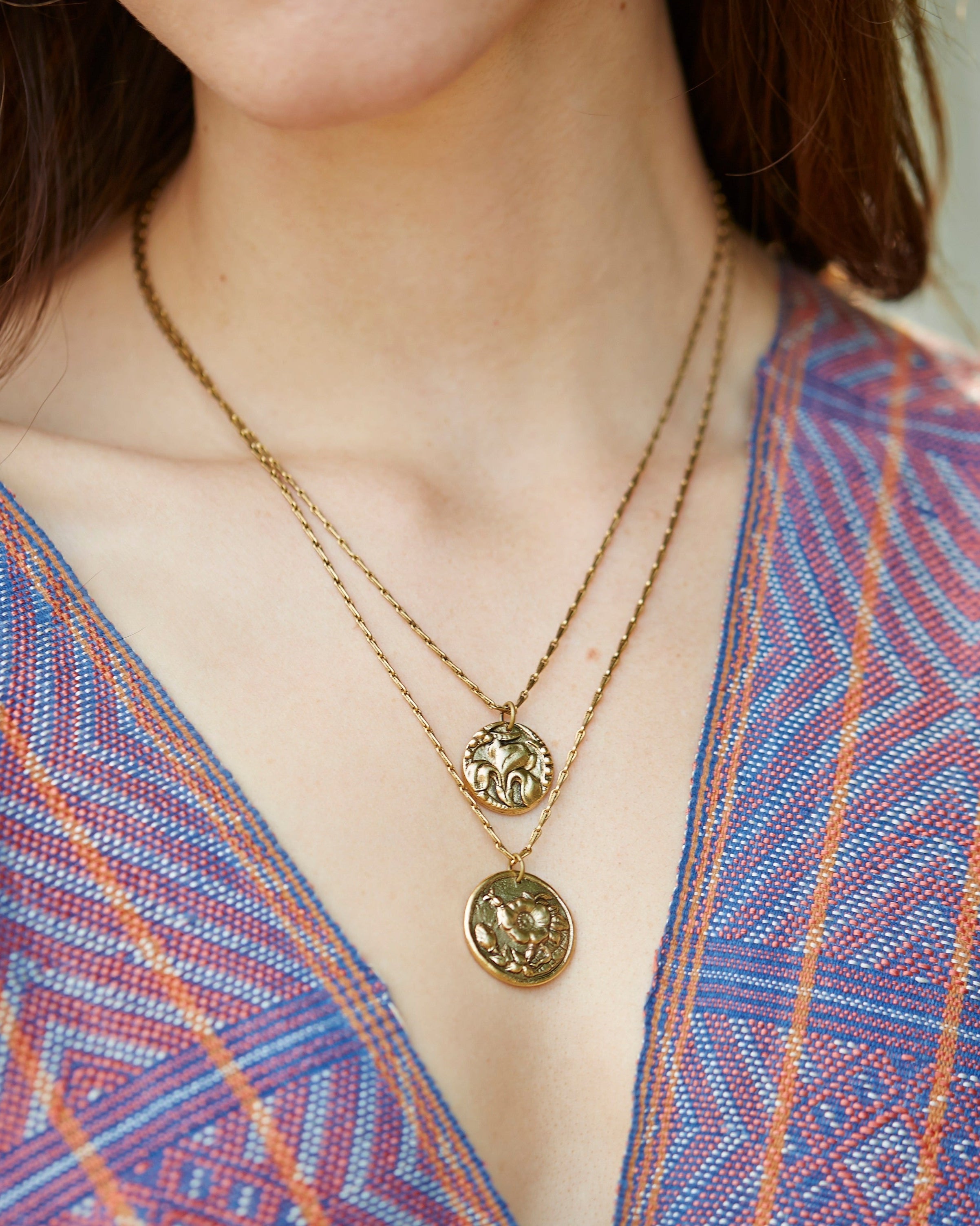 In the Garden - Honey Bee Necklace Charm + Pendant Necklaces Bella Vita Jewelry