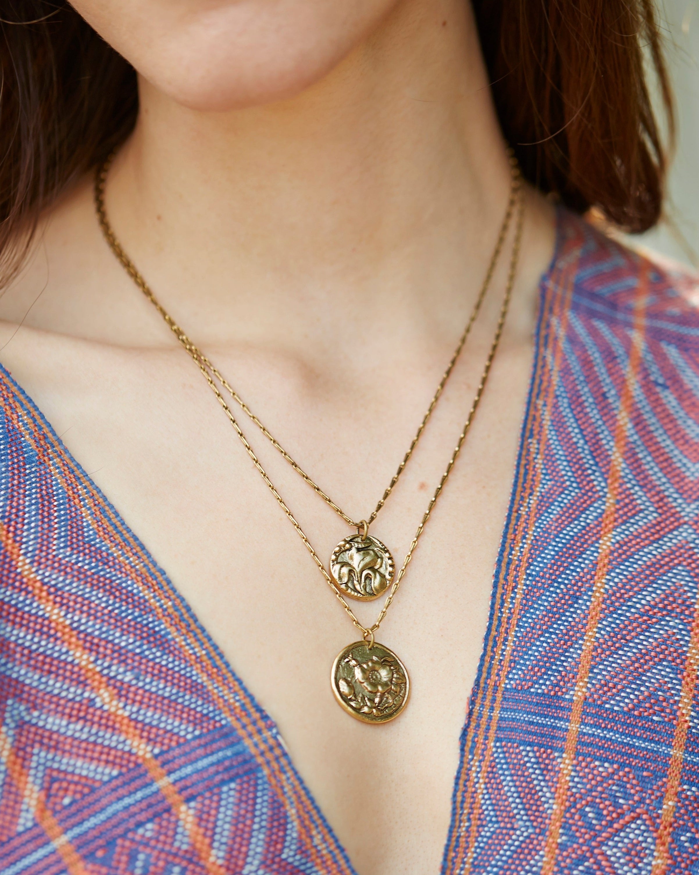 In the Garden - Sunflower Necklace Charm + Pendant Necklaces Bella Vita Jewelry