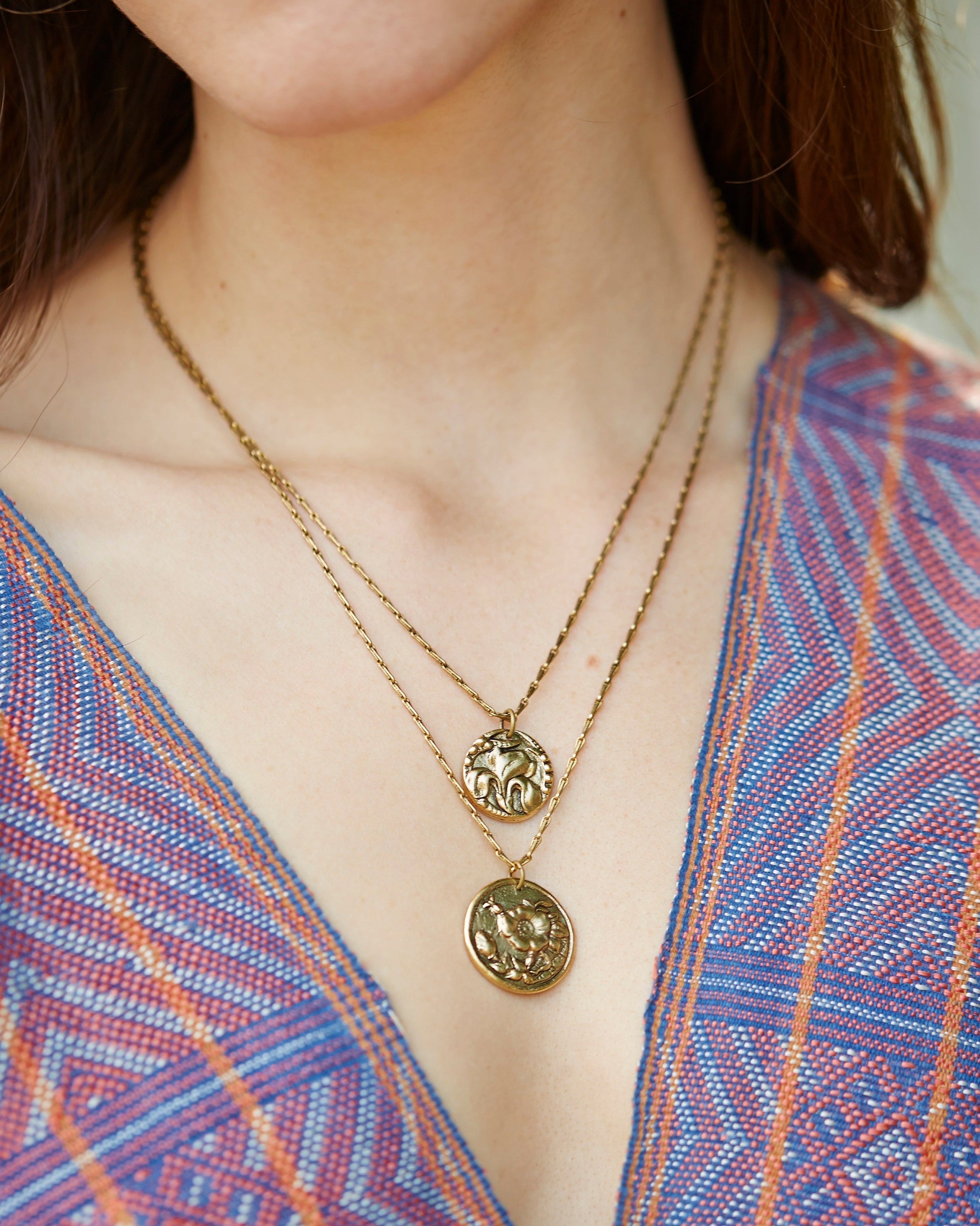 In the Garden - Poppy Necklace Charm + Pendant Necklaces Bella Vita Jewelry