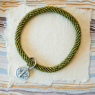 Beaded Bangle + Bee Charm Beaded Bangles Bella Vita Jewelry