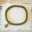 Beaded Bangle + Clover Charm Beaded Bangles Bella Vita Jewelry