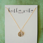 Bitty Buttons Peacock Necklace Charm + Pendant Necklaces Bella Vita Jewelry