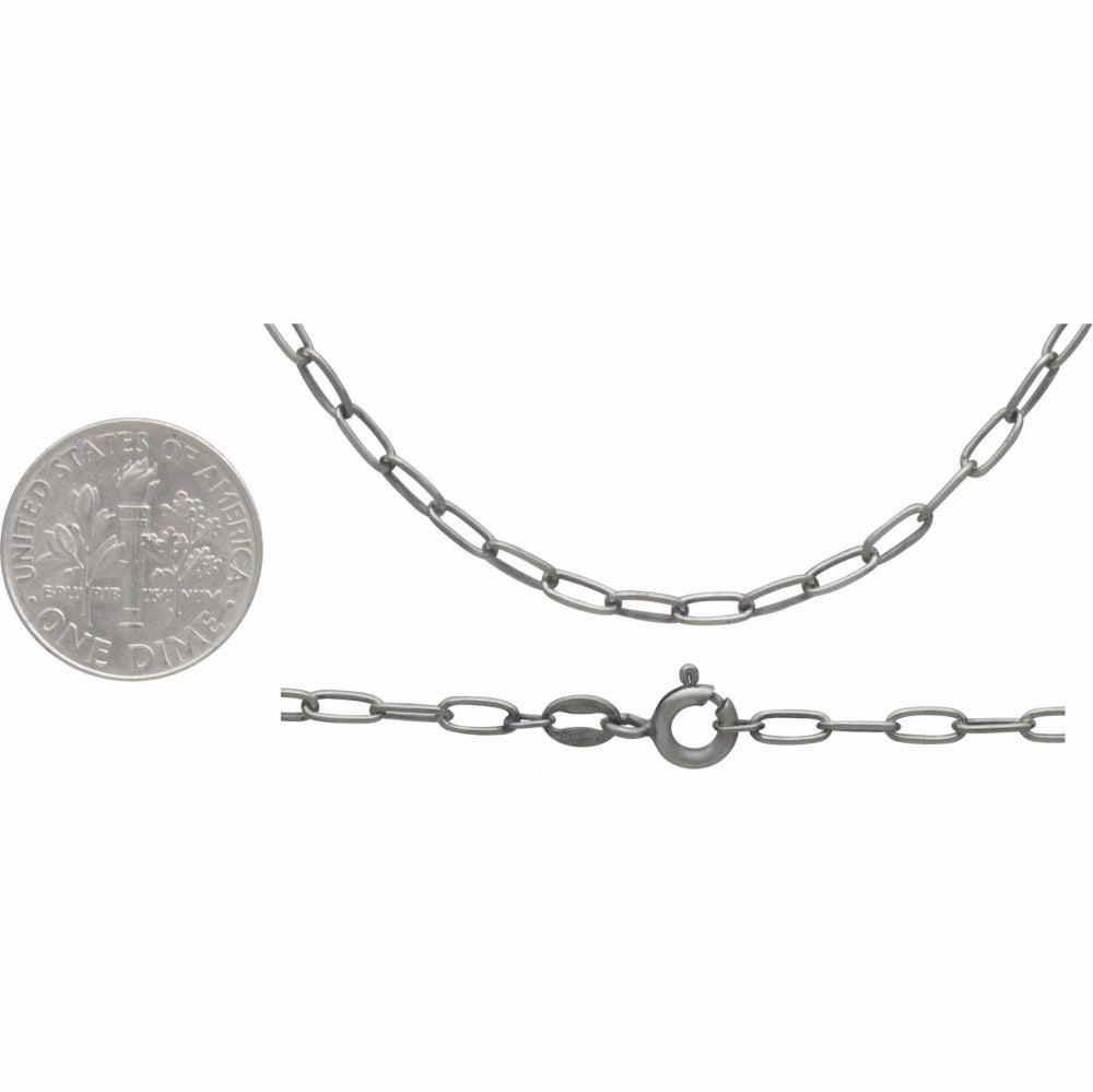 Staple Chains Chain Necklaces Bella Vita Jewelry Sterling Silver 18" 