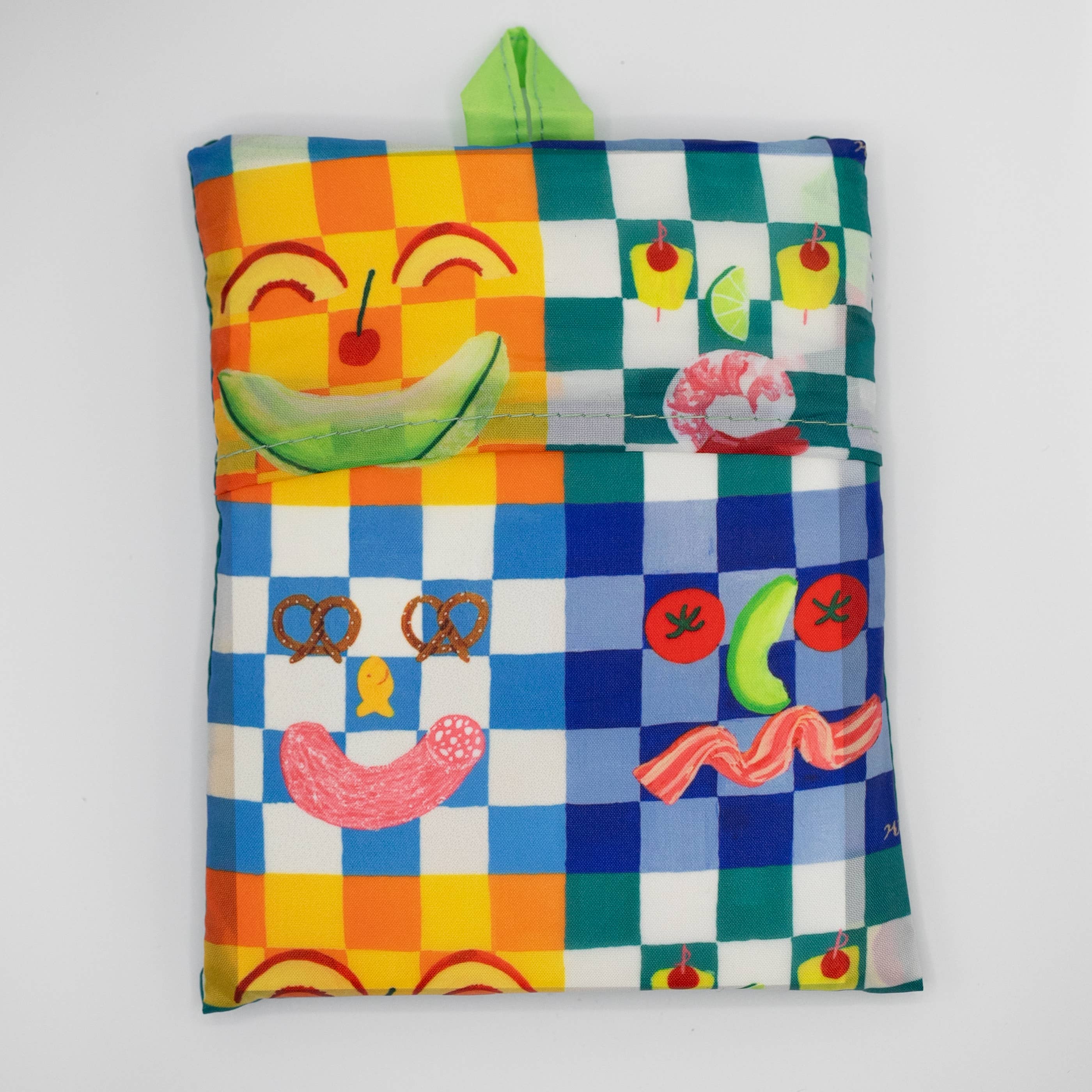 Picnic Art Sack by Kristina Micotti - Reusable Tote Bag  Yellow Owl Workshop   