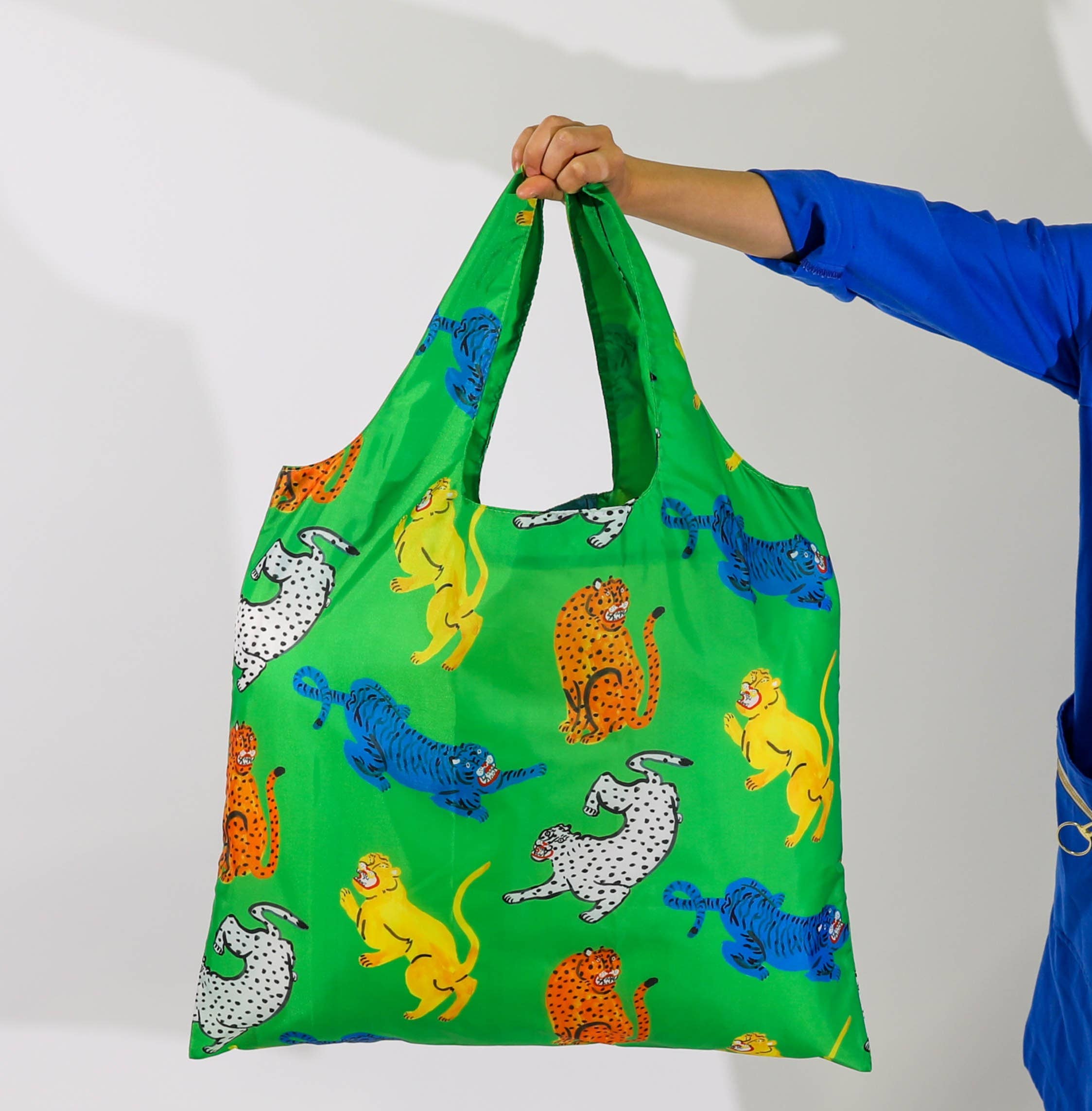 Wild Cats Art Sack by Kristina Micotti - Reusable Tote Bags + Totes Yellow Owl Workshop   