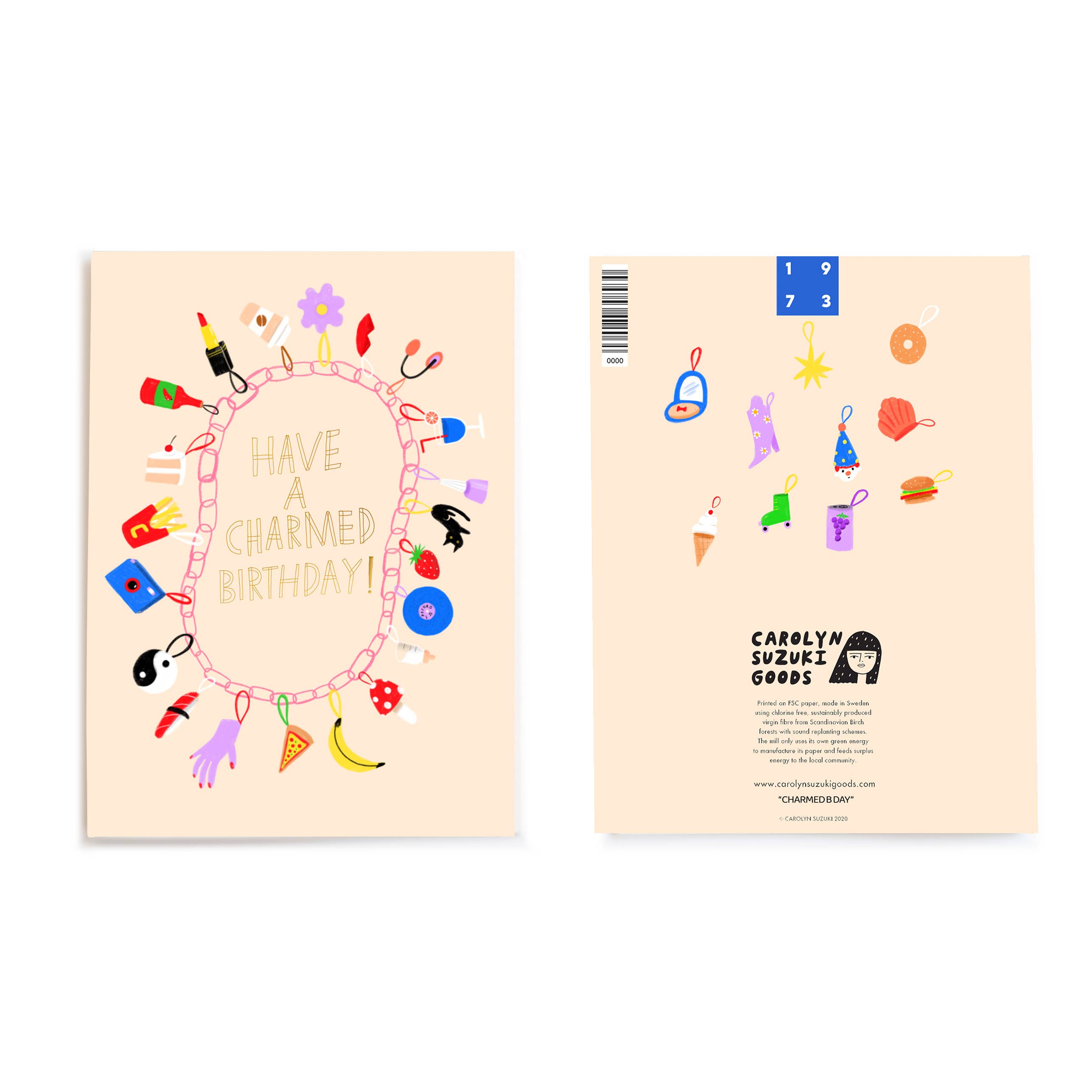 CHARMED BIRTHDAY - Birthday Card Carolyn Suzuki