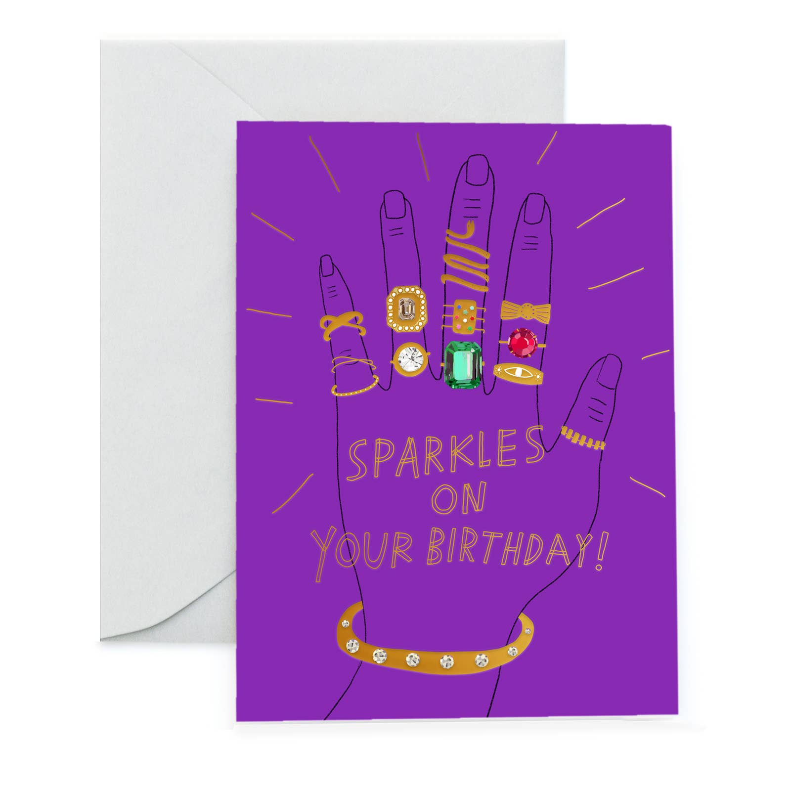RING BLING - Birthday Card Carolyn Suzuki
