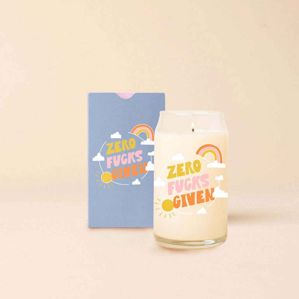 Zero Fucks Given Candle  Talking Out Of Turn   