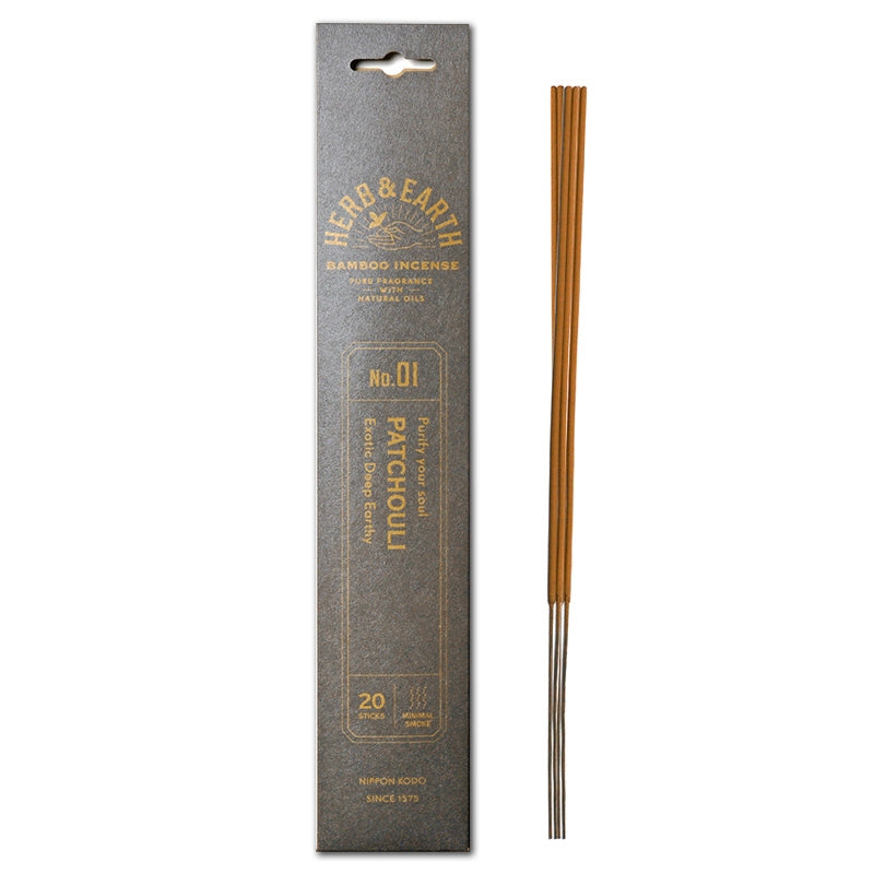 Herb and Earth Patchouli Incense Incense Nippon Kodo   
