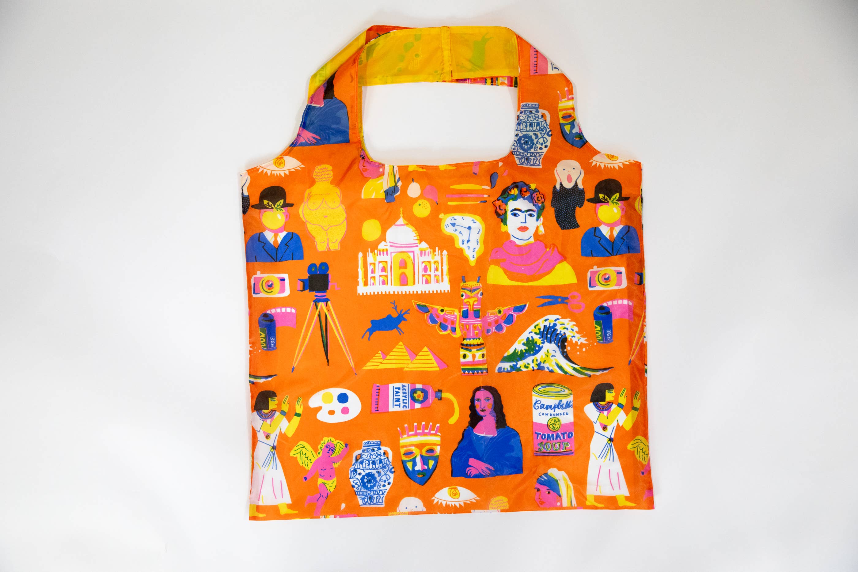 Art History Art Sack by The Printed Peanut - Reusable Tote  Yellow Owl Workshop   