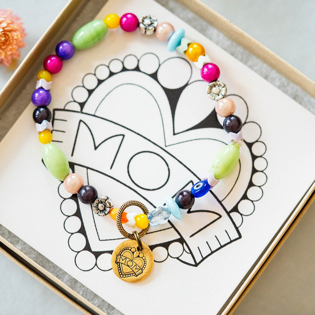 "Mom" Bracelet Featuring Katie Tattoos and Heifer International  Bella Vita Jewelry   