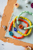 India Glass Bead Bangle Beaded Bangles Bella Vita Jewelry   