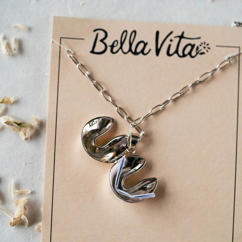 Fortune Cookie Locket Locket Necklaces Bella Vita Jewelry   