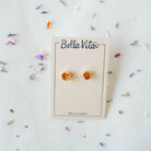 Citrine Post Earrings Stud + Post Earrings Bella Vita Imports   