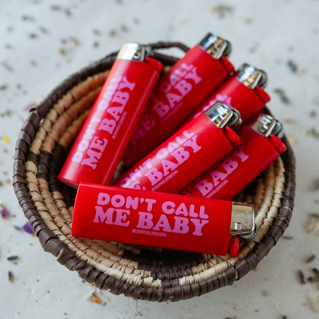 Cute Lighters Candles Golden Gems Dont Call Me Baby  
