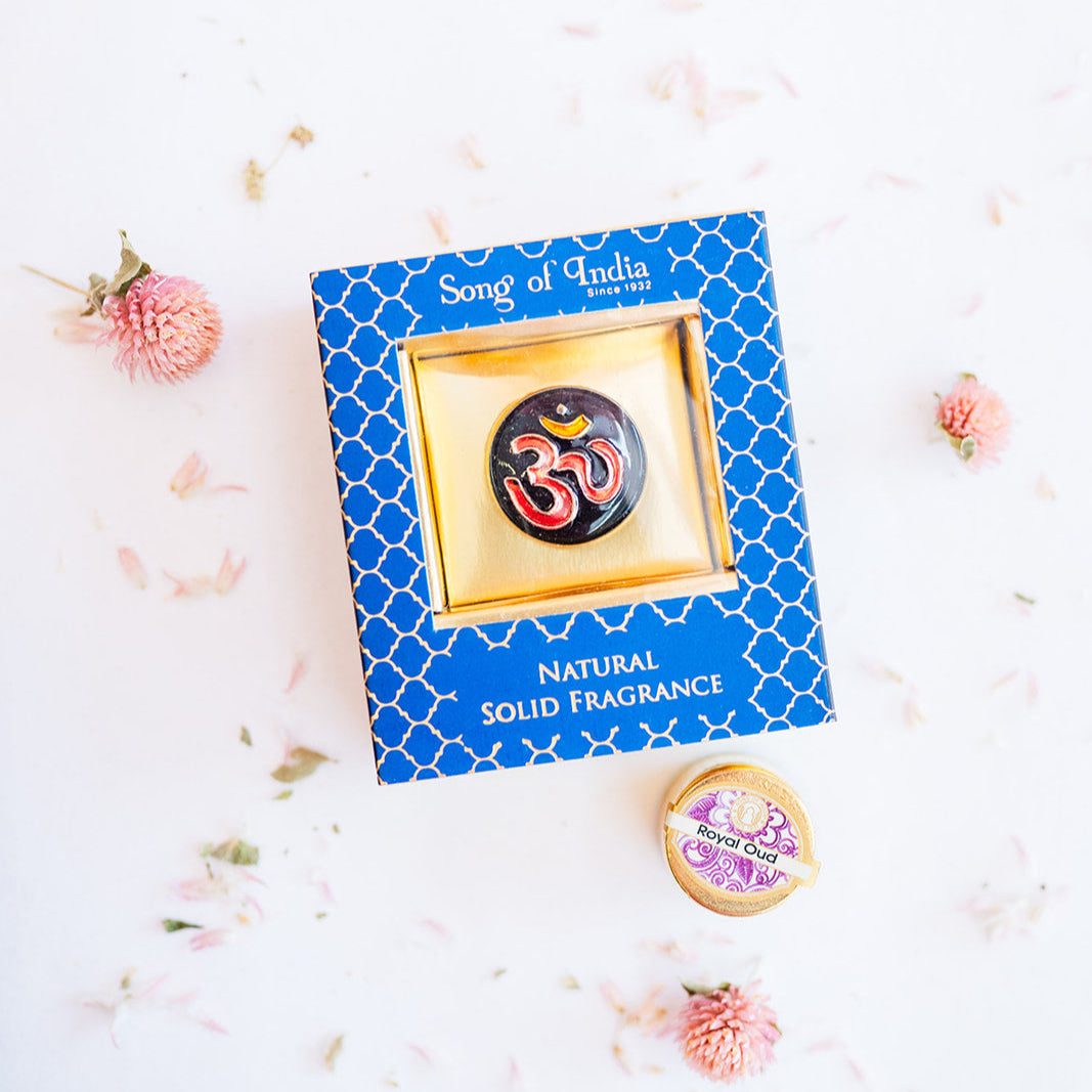 Solid Perfume Oils in Cute Tin R. Expo Royal Oud