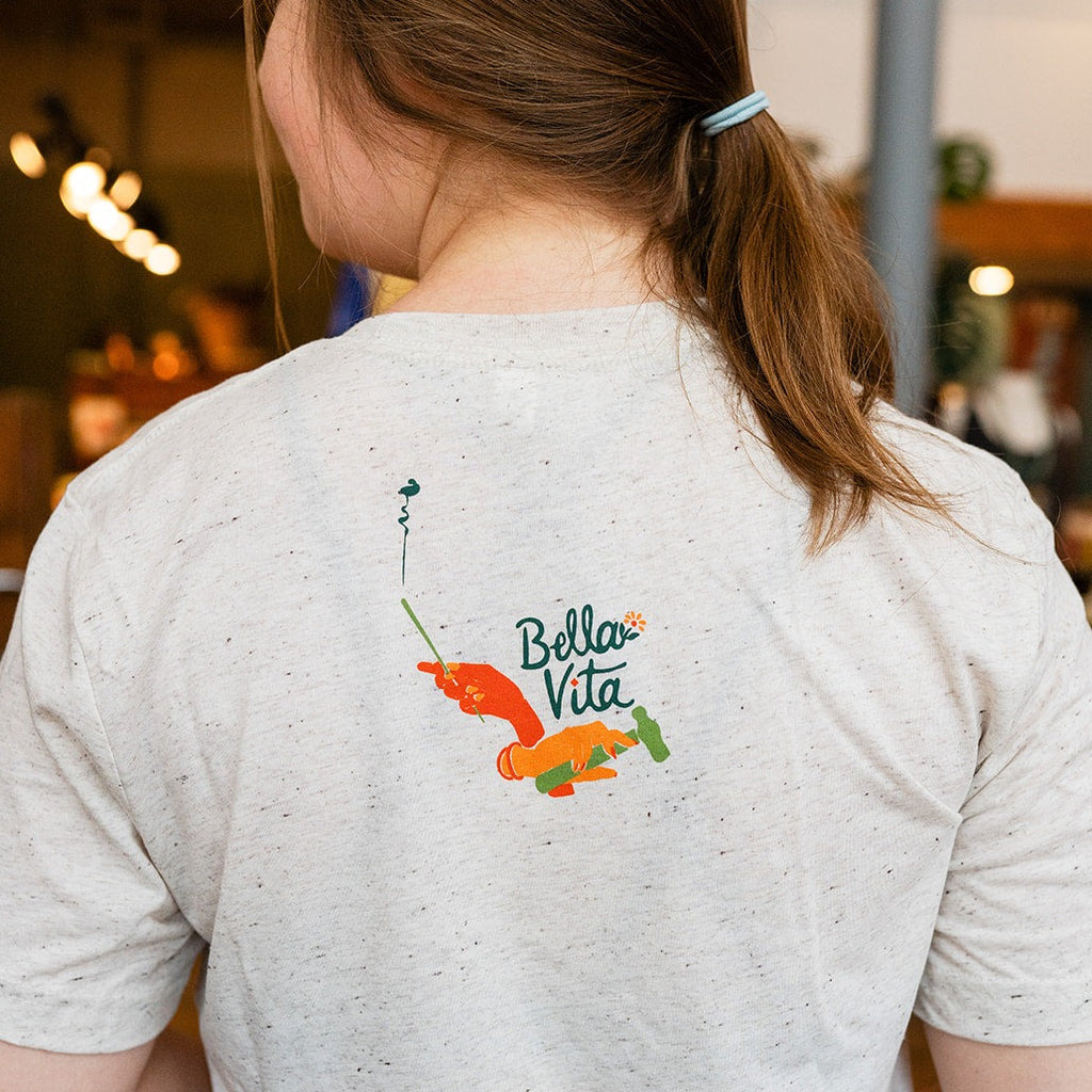 Handcrafted Good Vibes T-Shirt Top Bella Vita Jewelry   
