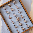 Natural Arkansas Quartz and Copper Rings - Handcrafted Unique Jewelry  Hawkhouse   