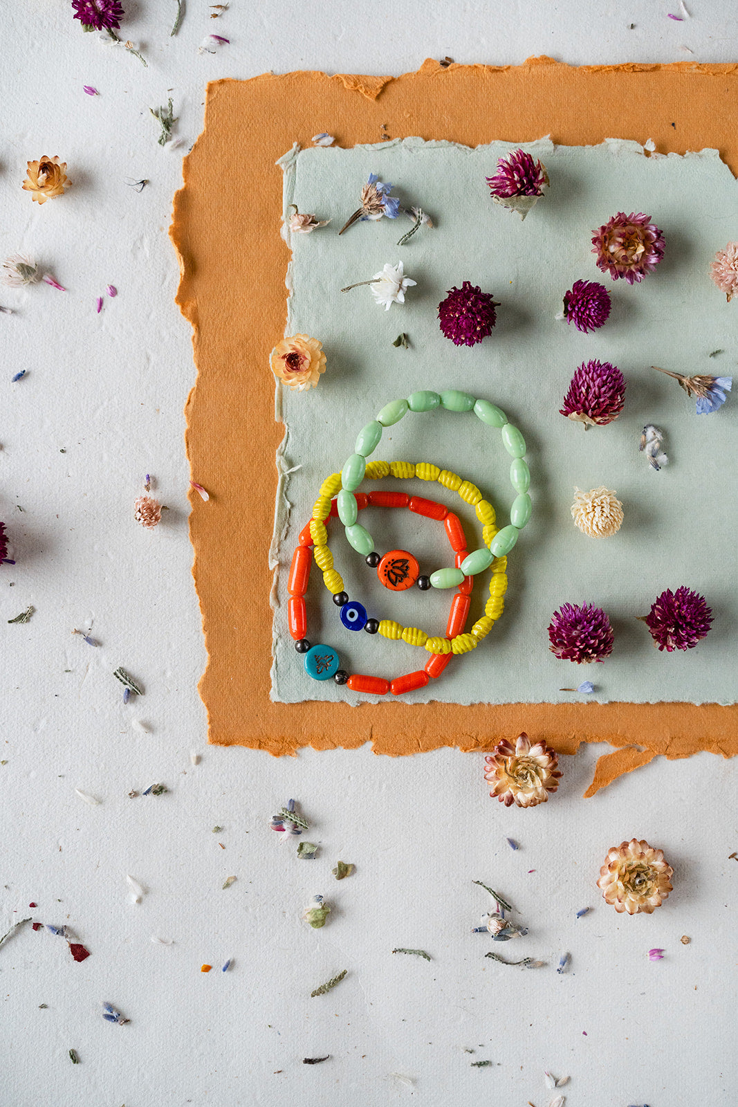 India Glass Bead Bangle Beaded Bangles Bella Vita Jewelry   