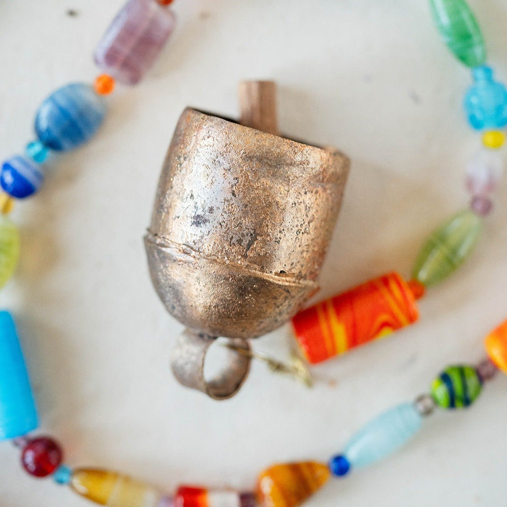 Splash of Color Beaded Bell Garden Moksha   