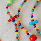 Glass Flowers Beaded Bell Garden Moksha   