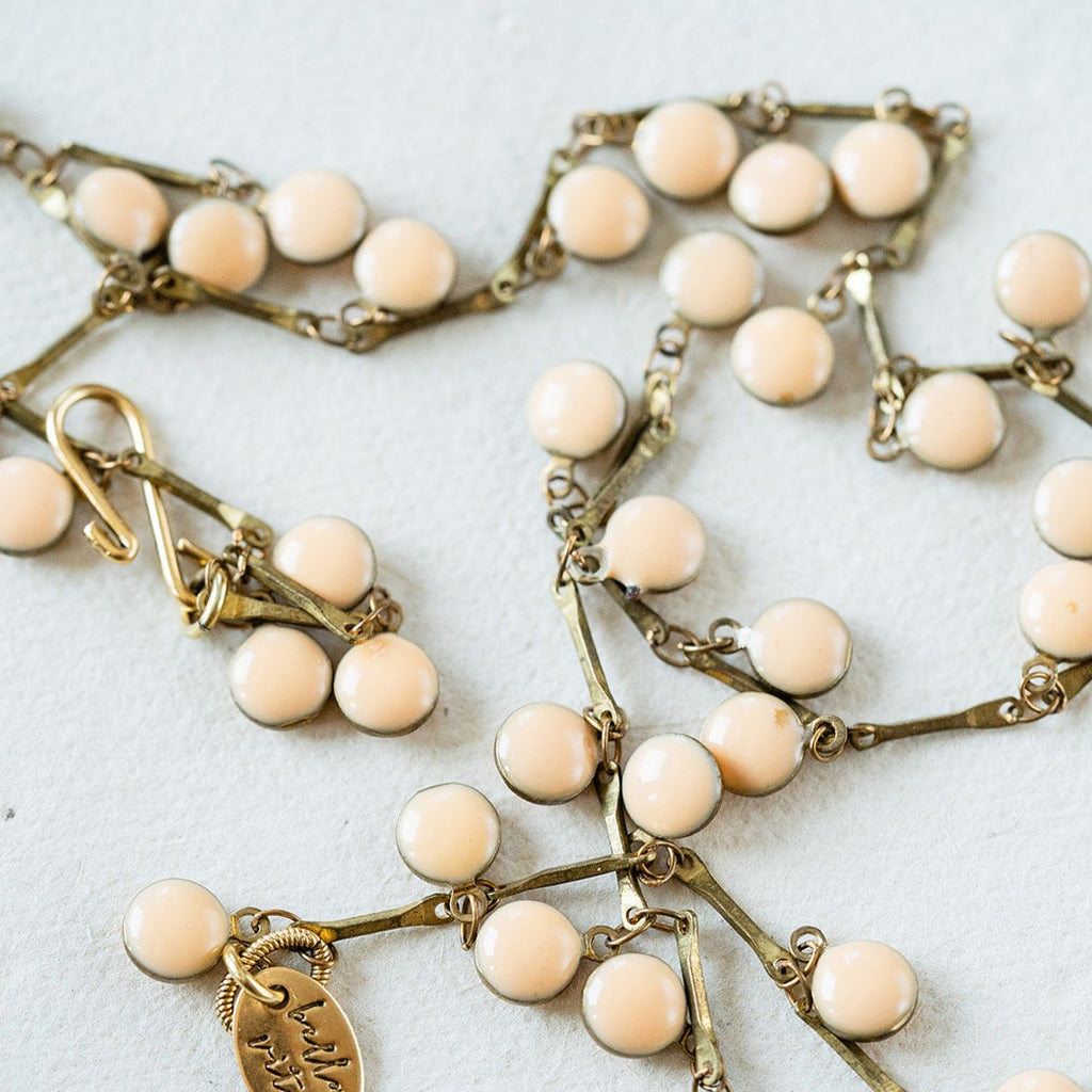 Confetti Chain Chain Necklaces Bella Vita Jewelry Beige  