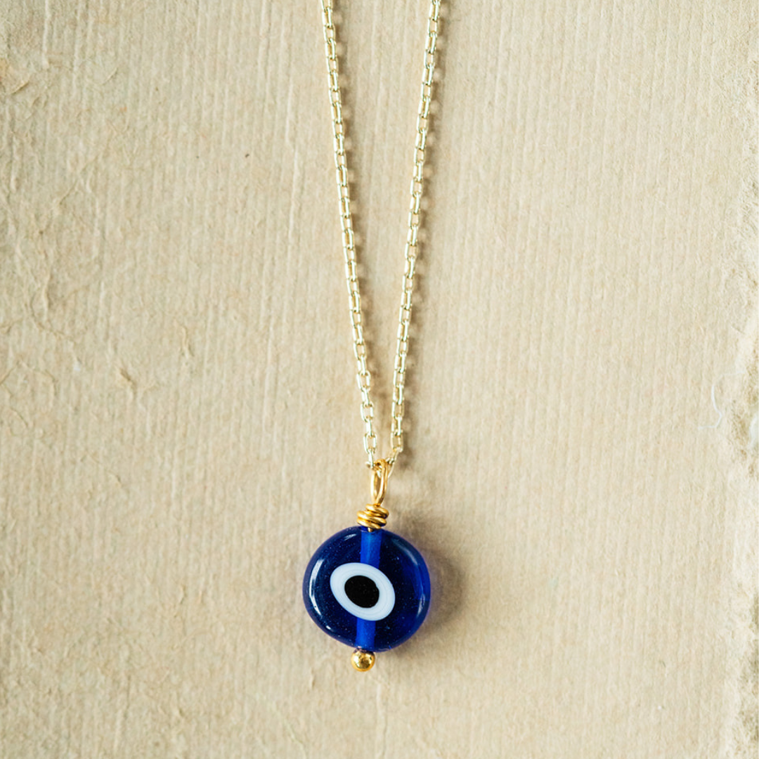 Evil Eye Necklace Charm + Pendant Necklaces Bella Vita Jewelry   