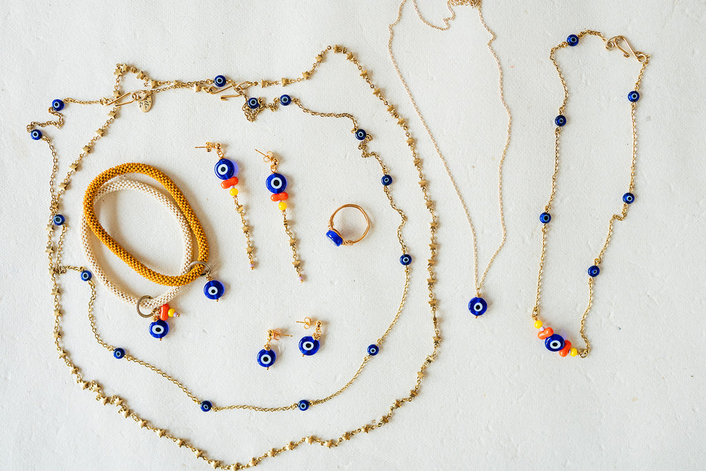 Evil Eye Necklace Charm + Pendant Necklaces Bella Vita Jewelry   