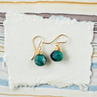 Emerald Earrings Dangle Earrings Bella Vita Jewelry