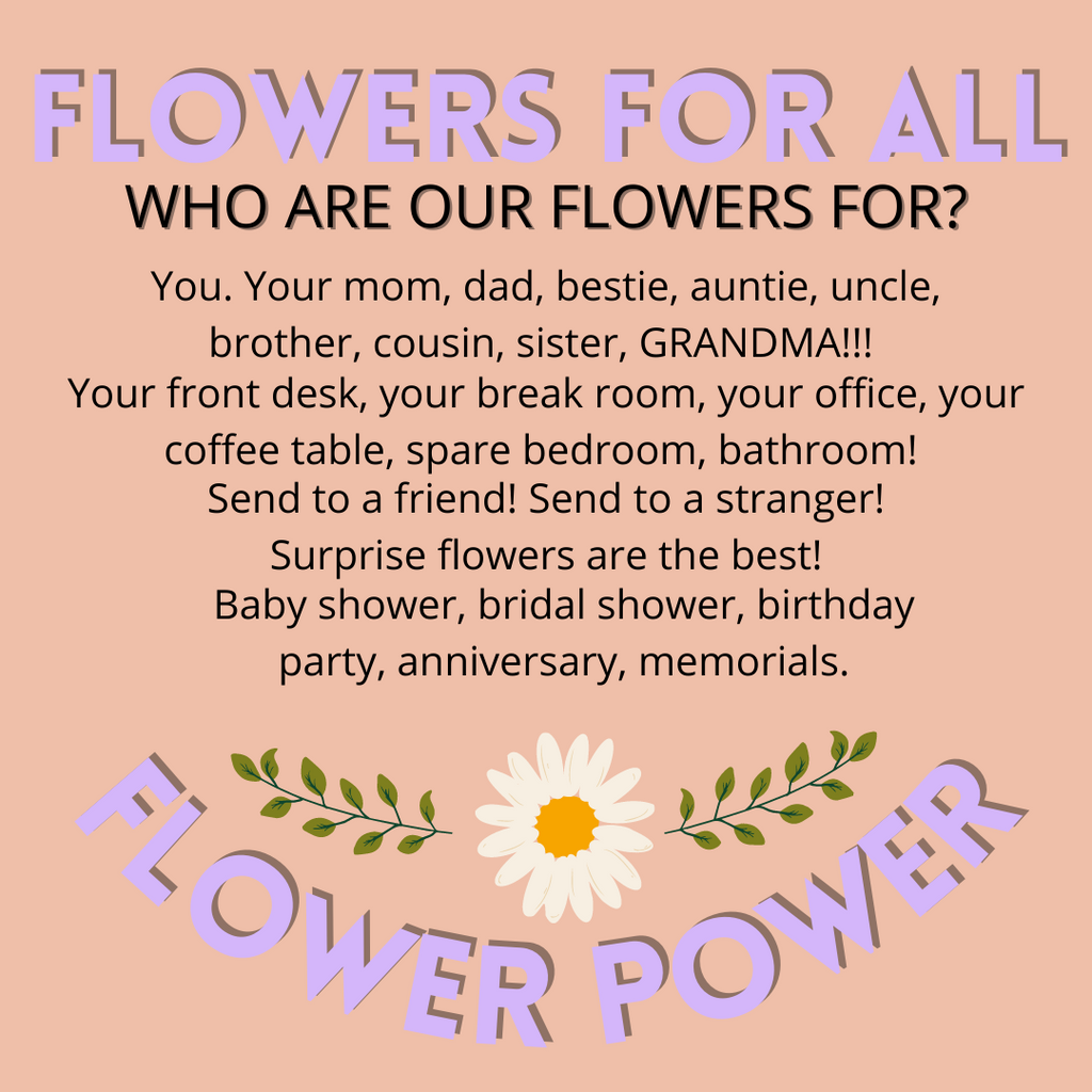Fresh Flower and Herb Bouquet Garden Flower Power Campaign   