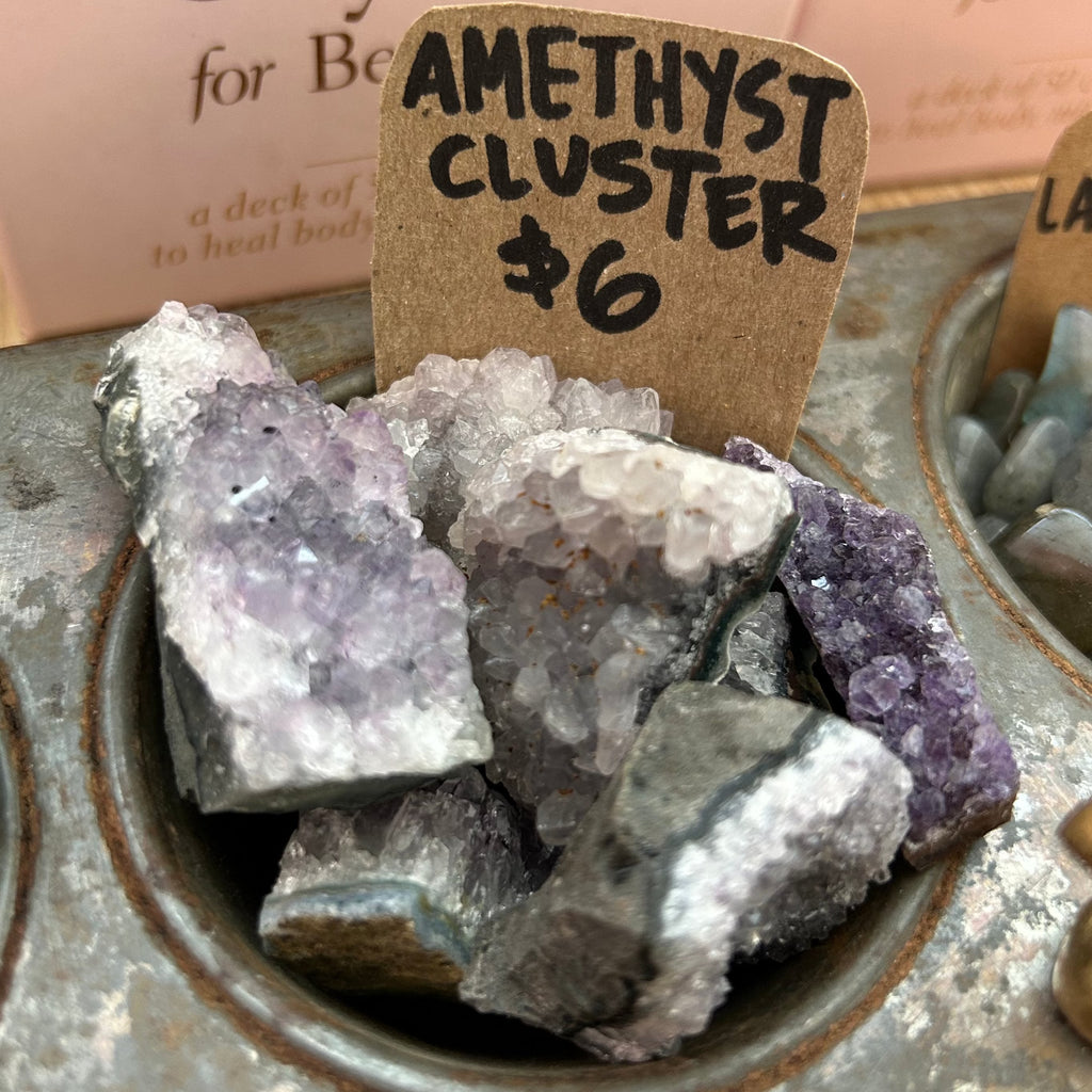 Small Amethyst Clusters Crystals BV Tucson   