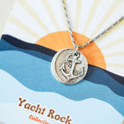 Yacht Rock Anchor Necklace Charm + Pendant Necklaces Bella Vita Jewelry Pewter Charm/Silver Plated Chain