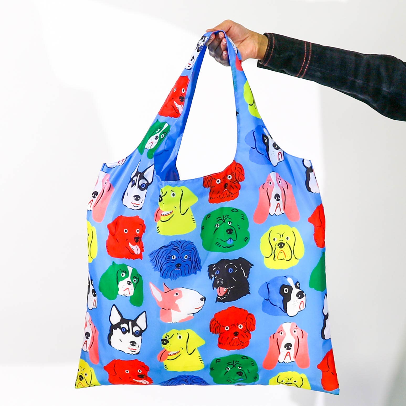Dogs Art Sack® by Kristina Micotti - Reusable Tote Bag Yellow Owl Workshop