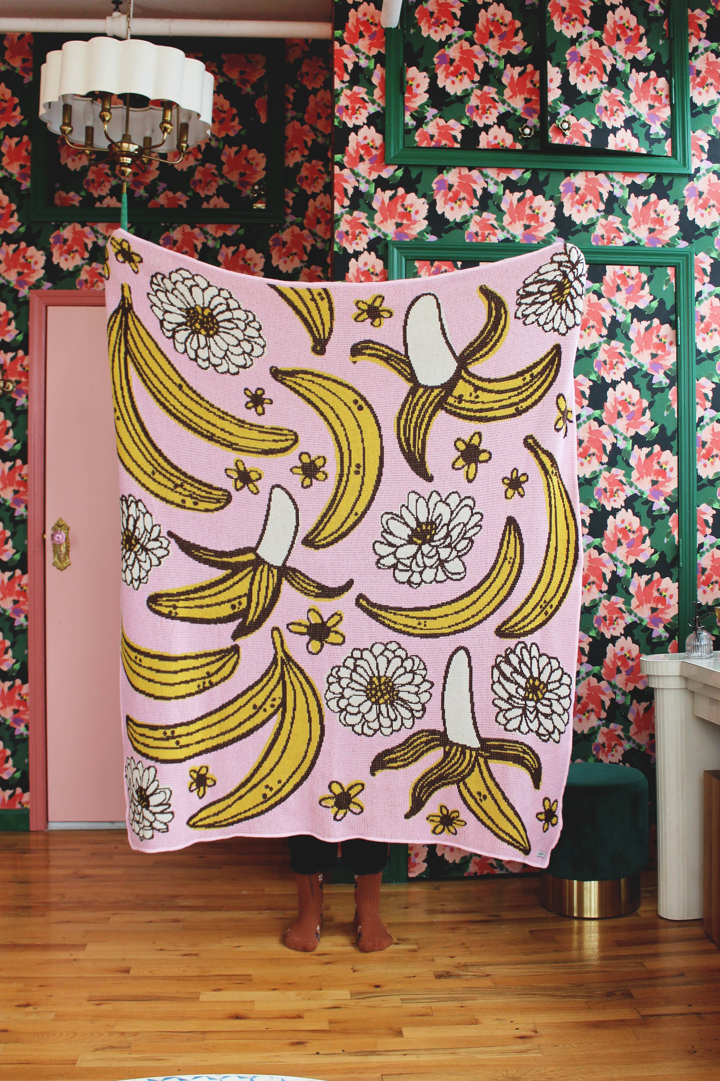 Banana Jam Knit Blanket  Calhoun & Co.   