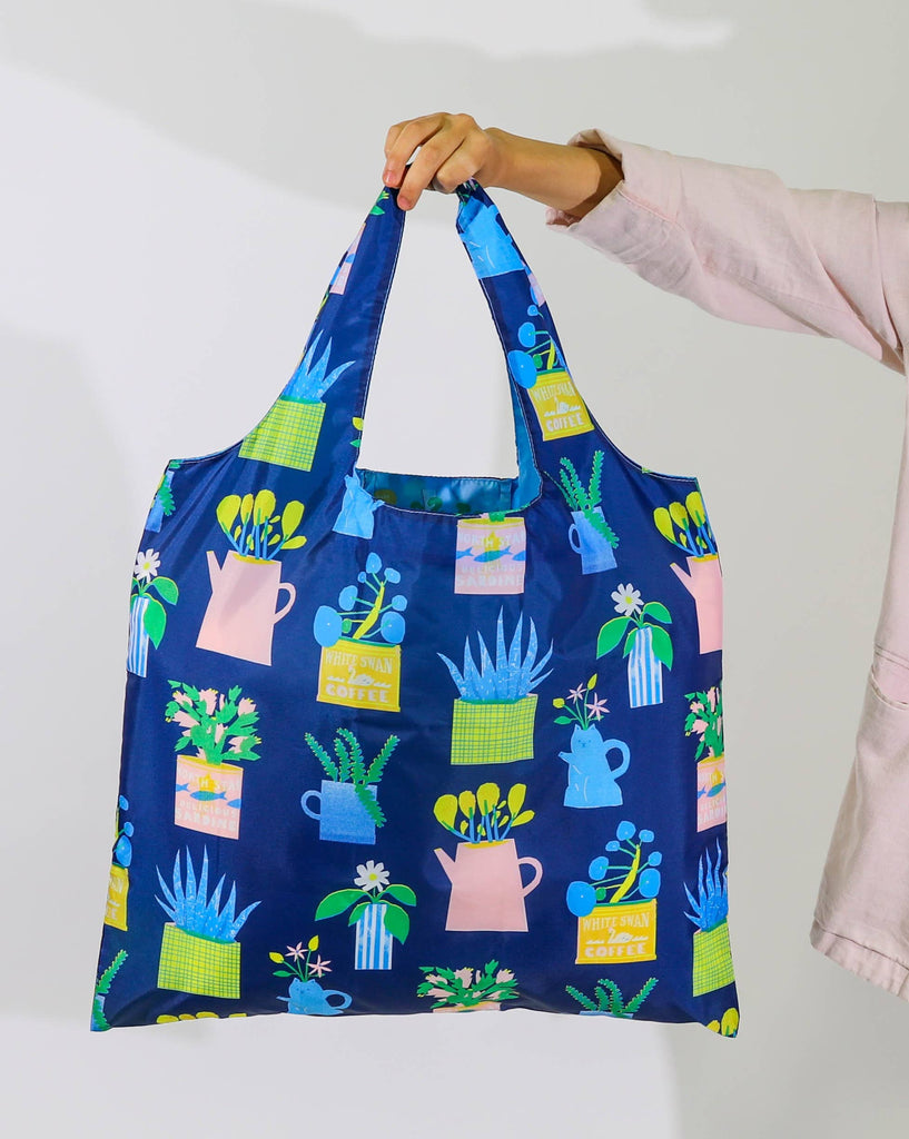 Houseplants Art Sack by Printed Peanuts - Eco-Friendly Tote Bags + Totes Yellow Owl Workshop   