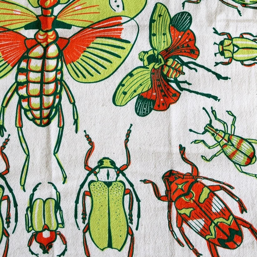 Insect Inspired Tea Towel Tea Towel Calhoun & Co.   