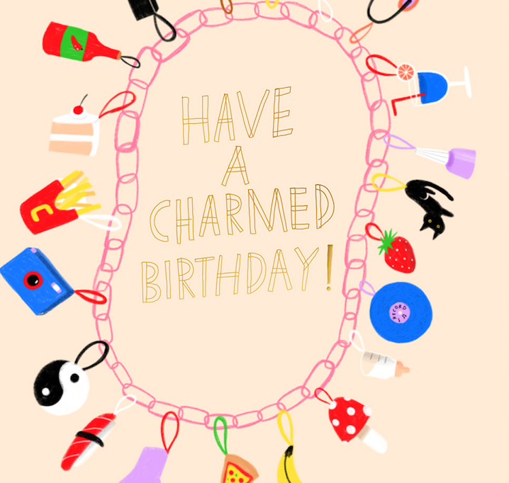CHARMED BIRTHDAY - Birthday Card Carolyn Suzuki
