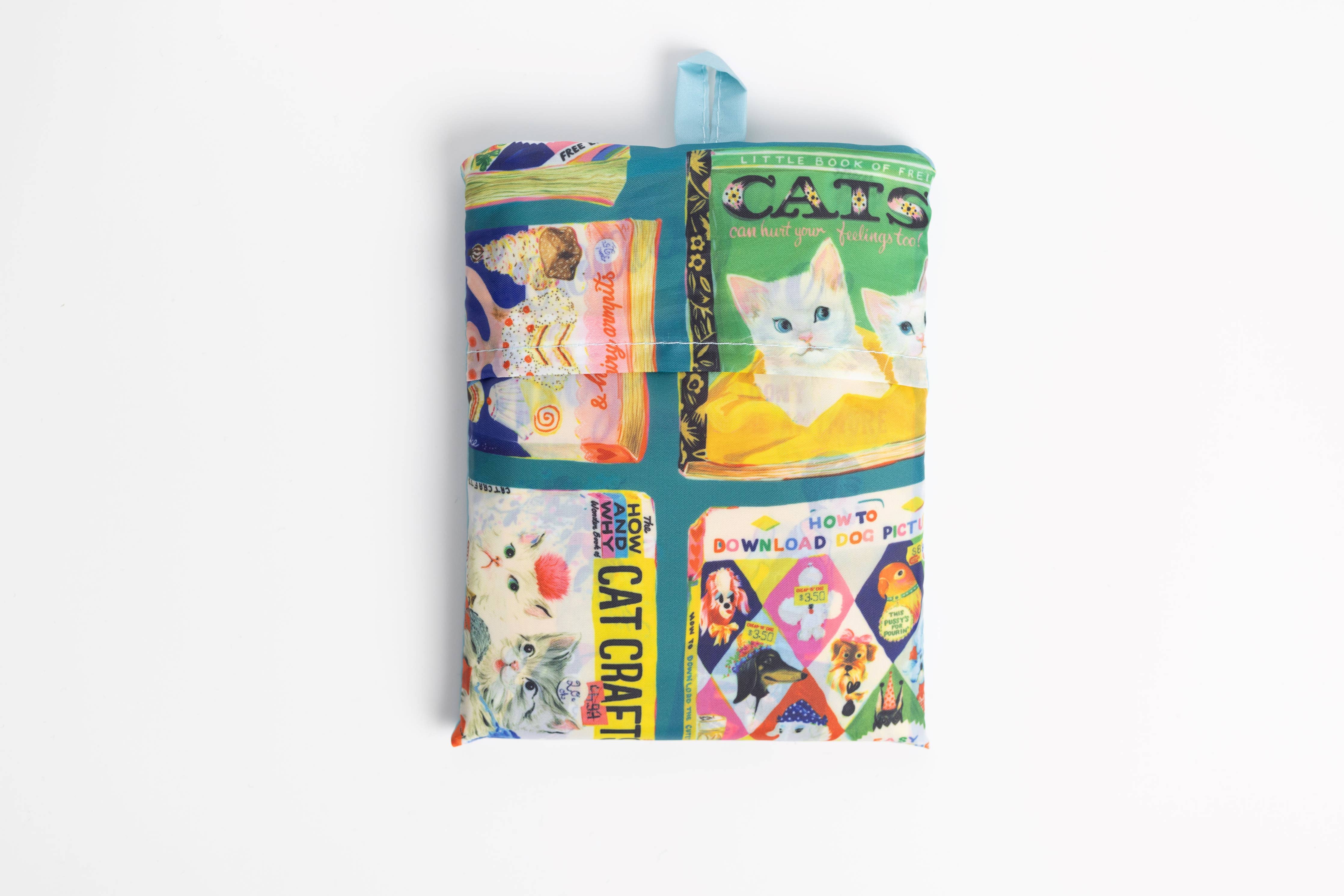 Useless Books Art Sack® by Anna Hoyle - Reusable Tote Yellow Owl Workshop