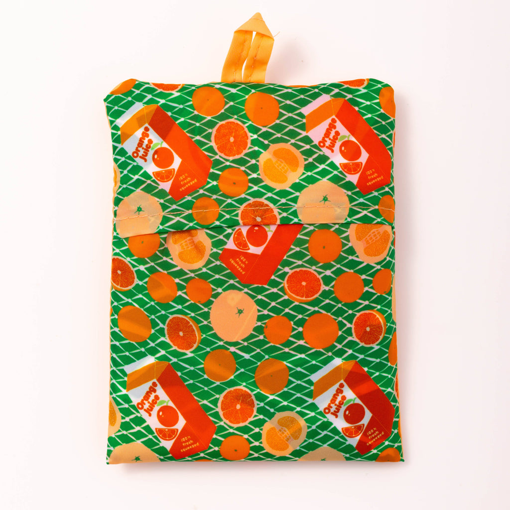 Oranges Art Sack - Eco-Friendly Reusable Fruit Tote Bag Bags + Totes Yellow Owl Workshop   