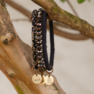 Beaded Bangle + Mantra Charm Beaded Bangles Bella Vita Jewelry   